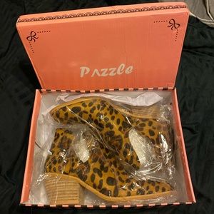 pazzle Shoes - Cheetah Booties pazzle Shoes - Cheetah Booties